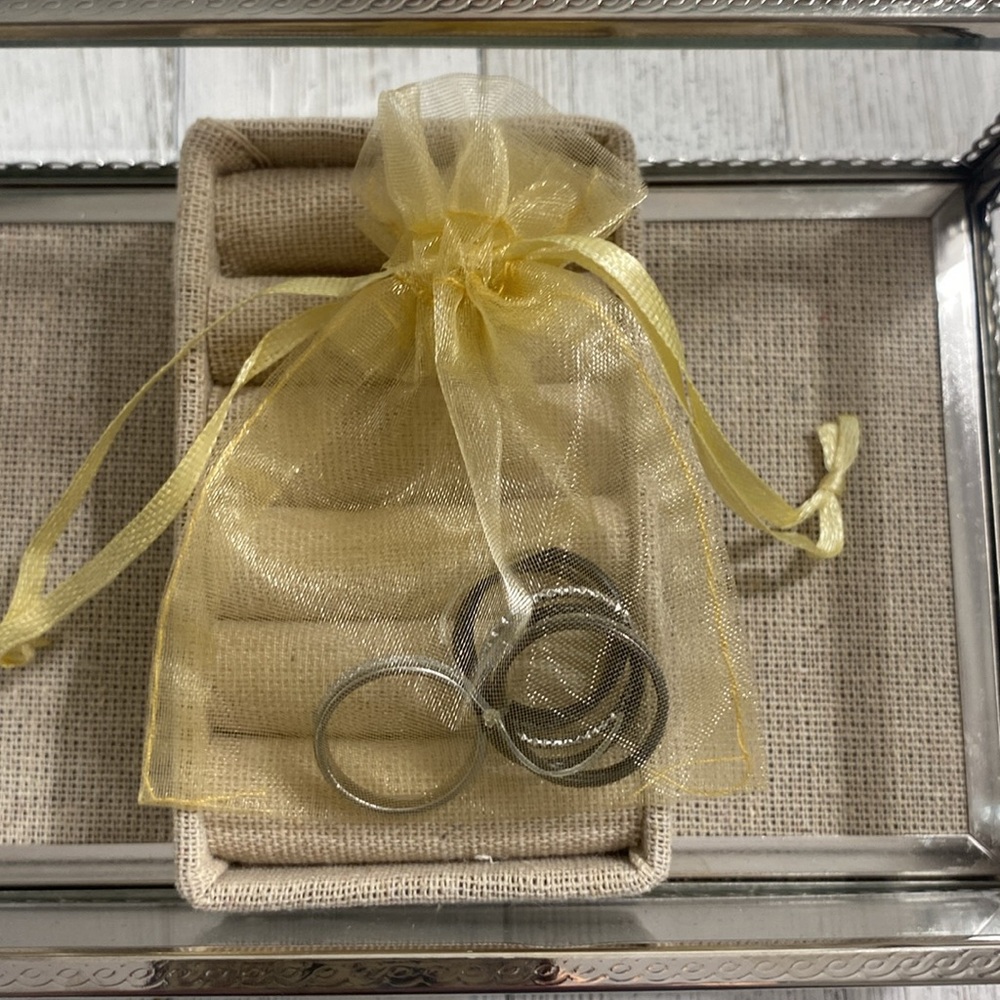 Silver & Black Layered Rings - Picture 4 of 5